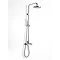 Roca Loft Chrome Shower Mixer Column with Kit - 5A9743C00 Large Image