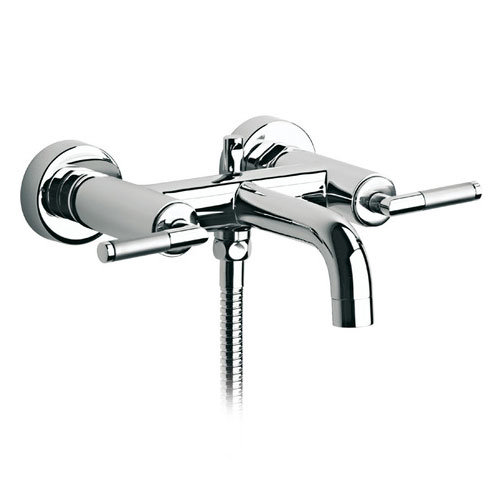 Roca Loft Elite Chrome Wall Mounted Bath Shower Mixer & Kit - 5A0151C00 Large Image