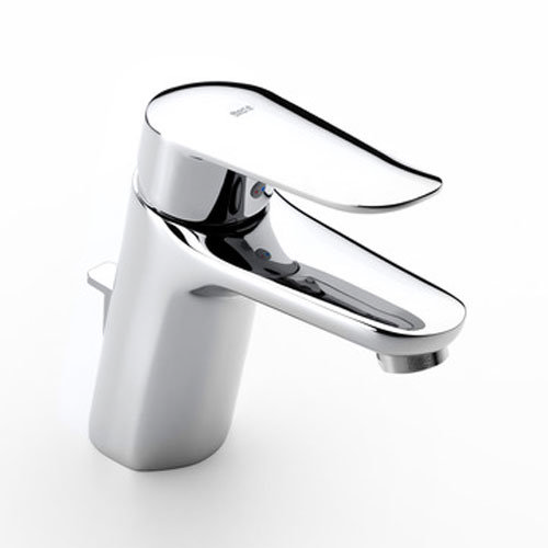 Roca Logica-N Chrome Basin Mixer with Pop-up Waste - 5A3027C00 Large Image