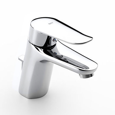 Roca Logica-N Chrome Basin Mixer with Pop-up Waste - 5A3027C00 Profile Large Image