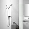 Roca Logica-N Chrome Wall Mounted Shower Mixer & Handset - 5A2027C00 Feature Large Image