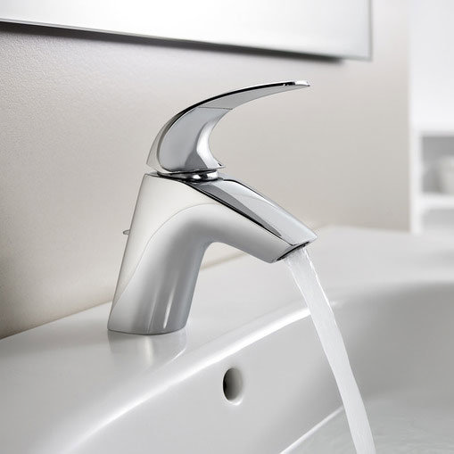 Roca M2-N Chrome Basin Mixer with Pop-up Waste - 5A3068C00 Profile Large Image