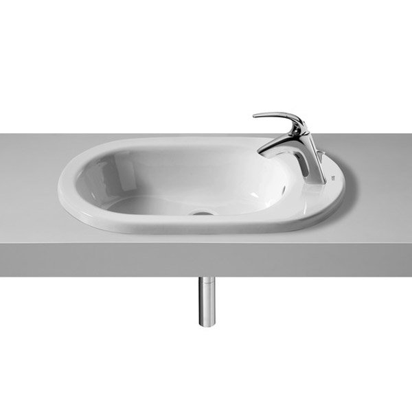 Roca Meridian-N 600 x 340mm In Countertop 1TH Basin - 32724E000 Large Image