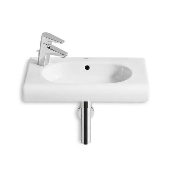 Roca Meridian-N Compact 550 x 320mm Wall-hung 1TH Basin Large Image