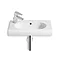 Roca Meridian-N Compact 600 x 320mm Wall-hung 1TH Basin Large Image