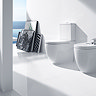 Roca Meridian-N Compact BTW Close Coupled Toilet with Soft-Close Seat Feature Large Image