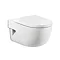 Roca Meridian-N Compact Wall Hung Pan with Soft Close Seat Large Image