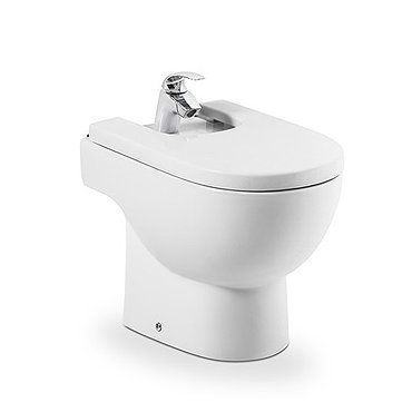 Roca Meridian-N Floor-Standing Bidet with Soft-Close Cover Profile Large Image