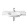 Roca Meridian-N 1000 x 460mm Wall-hung 1TH Basin with Integrated shelf - 32724B000 Large Image