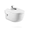 Roca Meridian-N Wall-hung Bidet with Soft-Close Cover Large Image