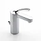 Roca Moai Chrome Basin Mixer Tap with Pop-up Waste - 5A3046C00 Large Image