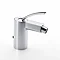 Roca Moai Chrome Bidet Mixer with Pop-up Waste - 5A6046C00 Large Image