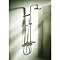 Roca Moai Chrome Shower Mixer Column with Kit - 5A9746C00 Profile Large Image