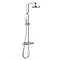 Roca Moai Chrome Shower Mixer Column with Kit - 5A9746C00 Large Image