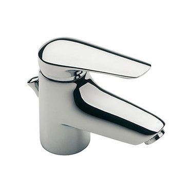 Roca Monojet-N Chrome Basin Mixer Tap with Pop-up Waste - 5A3039C00 Profile Large Image