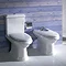Roca New Classical Close Coupled Toilet with Soft-Closing Toilet Standard Large Image