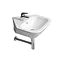 Roca Nexo 500 x 545mm Wall-hung Corner 1TH Basin - 327646000 Profile Large Image