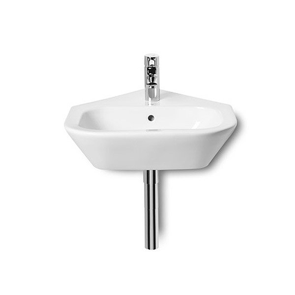 Roca Nexo 500 x 545mm Wall-hung Corner 1TH Basin - 327646000 Large Image