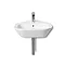 Roca Nexo 500 x 545mm Wall-hung Corner 1TH Basin - 327646000 Large Image