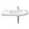 Roca Nexo 900 x 495mm Wall-hung Asymmetric Basin with Intergrated Shelf Large Image