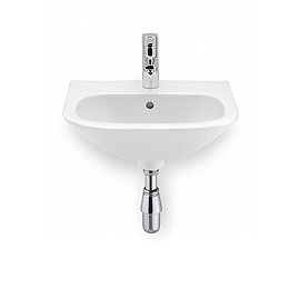 Roca Nexo 450 x 360mm Wall-hung 1TH Cloakroom Basin - 327643000 Large Image