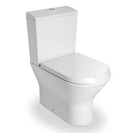 Roca Nexo Compact BTW Close Coupled Toilet with Soft-Close Seat Medium Image