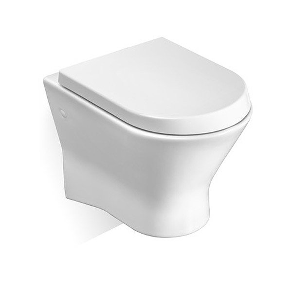 Roca Nexo Wall Hung Pan and Soft-Close Seat Large Image