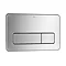 Roca PL3 Dual Stainless Steel Flush Plate - 890097004 Large Image