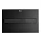 Roca PL7 Operating Panel Dual Flush Plate - Matt Black - 890088206  Profile Large Image