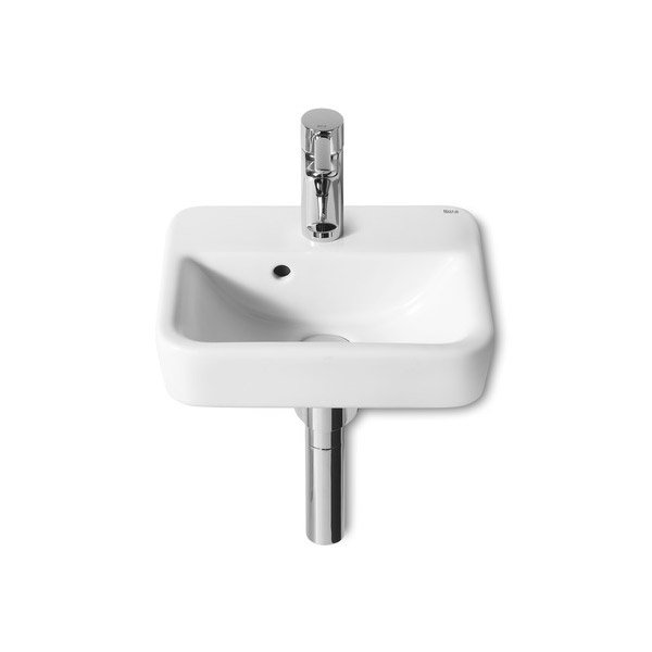 Roca Senso Square Compact 350 x 285mm Wall-hung 1TH Basin - 32751D000 Large Image