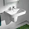 Roca Senso Square Semi Pedestal - 337512000 Profile Large Image