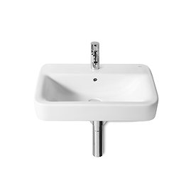 Roca Senso Square Wall-hung 1TH Basin - Various Sizes Large Image