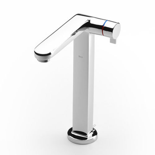 Roca Singles Pro Chrome Extended Basin Mixer with Progressive Technology & Pop-up Waste - 5A7536C00