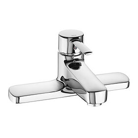 Roca Targa Chrome Deck Mounted Bath Filler - 5A1960C00 Large Image