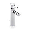Roca Targa Chrome Extended Basin Mixer Tap with Pop-up Waste - 5A3460C00 Large Image