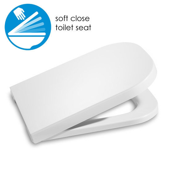 Roca - The Gap 4 Piece Bathroom Suite - close coupled WC & basin with pedestal Profile Large Image