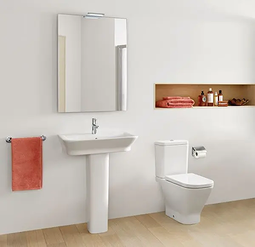 Roca The Gap 4 Piece Bathroom Suite 650mm Basin