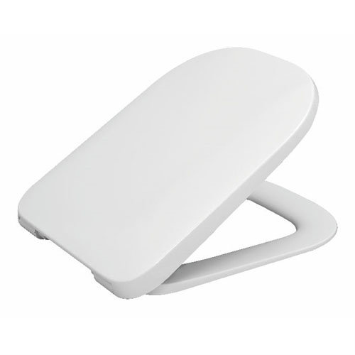 Roca The Gap Rimless Close Coupled Toilet + Slim Soft Close Seat In Bathroom Large Image