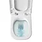 Roca The Gap Rimless Close Coupled Toilet + Slim Soft Close Seat Profile Large Image