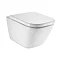Roca The Gap Rimless Wall Hung Toilet + Compact Soft Close Seat Large Image
