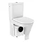 Roca The Gap Round D-Trit Rimless Close Coupled Toilet with Macerator Pump - A34T0N2000 Large Image
