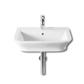 Roca - The Gap W550 x D470mm wall hung basin - 1 tap hole - 327475000 Large Image