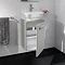 Roca - The Gap wall hung base unit with basin W400 x D320 - Matt Beige Standard Large Image