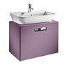 Roca - The Gap wall hung base unit with basin W555 x D470 - Matt Grape Large Image