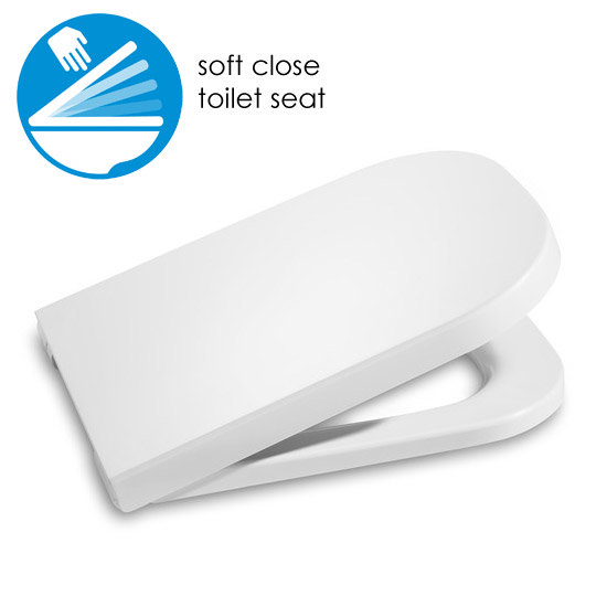 Roca - The Gap Wall hung WC pan with soft-close seat Profile Large Image