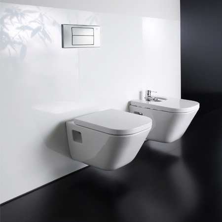 Roca - The Gap Wall hung WC pan with soft-close seat Feature Large Image