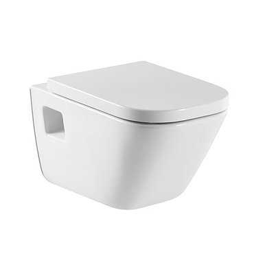 Roca - The Gap Wall hung WC pan with soft-close seat Profile Large Image