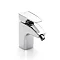 Roca Thesis Chrome Bidet Mixer with Pop-up Waste - 5A6050C00 Large Image
