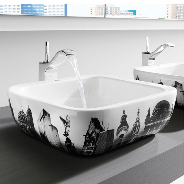 Roca - Urban Berlin Countertop Basin - 400 x 400mm - White - 32765G00U Profile Large Image