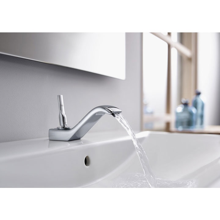 Roca Urban Chrome Basin Mixer with Pop-up Waste - 5A3004C00 Feature Large Image